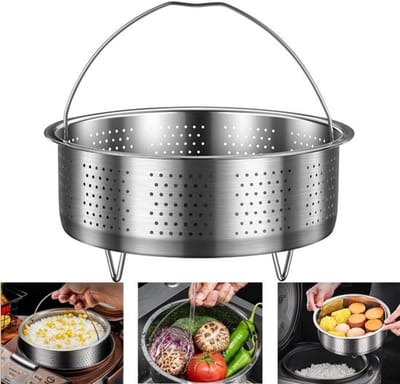 Stoommand RVS - Stoominzet Pan - Gezond Koken - Voedselveilig Materiaal - 17.5 cm