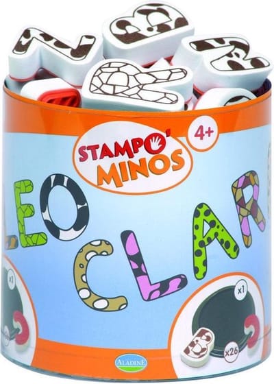 Aladine Aladine Kids Stampo Minos Stempel Set Letters 26 stuks