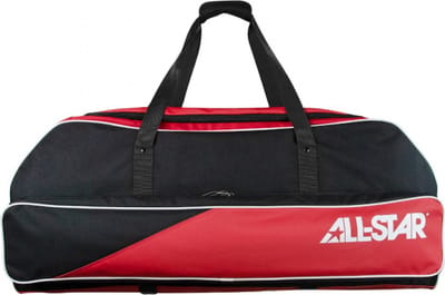 All Star BB2 Pro Model Duffle Bag w/bat Sleeve Kleur Scarlet Duffle Bag voor Sport Honkbal/Softball