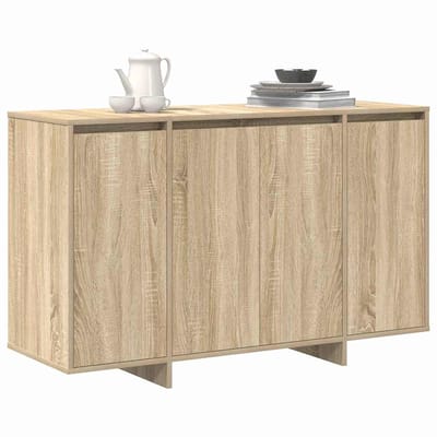 vidaXL - Dressoir - Sonoma - Eik - 120 - x - 41 - x - 75 - cm - Bewerkt - hout