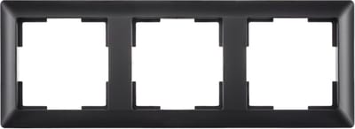 ION Industries - Afdekraam -J1 - 3-voudig - verticaal/horizontaal - 224 x 80 x 11 mm - Mat Zwart