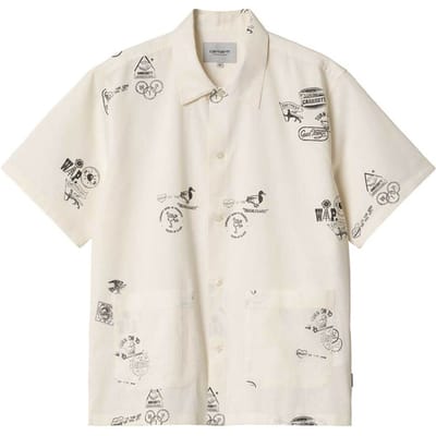 Carhartt Wip Stamp Shirt Bruin