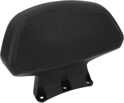 Motorfiets Rugleuning - Passagierssteun Achterbank - Comfortabel Rijden - Hoge Dichtheid Spons - 35 x 30 x 12 cm - Zwart