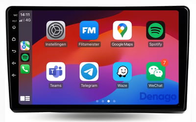CarPlay autoradio geschikt voor Opel Astra H & Opel Zafira B | 2005 t/m 2014 | Android 13 | Draadloos Apple CarPlay & Android Auto | 9 inch scherm | 2GB + 32GB | QuadCore processor | Denago DNG-A335 | 2025 model | 2006 2007 2008 2009 2010 2011 2012