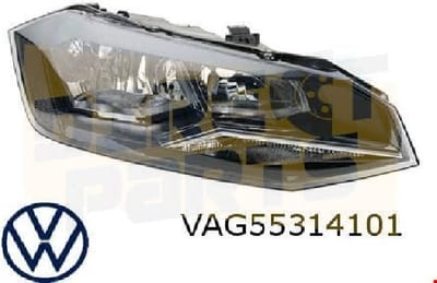 Volkswagen Polo VIII (7/2017-7/2021) Koplamp Links (halogeen / H7 / H7) OES! 2G1941005