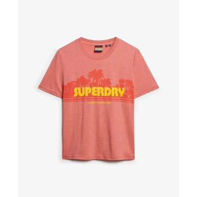 Superdry - Gestreept Outdoor T-shirt met relaxte pasvorm - Dames - T-shirts