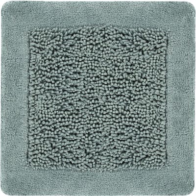 Heckettlane Badmat Buchara - Badkamermat - Bidetmat - Antislip tapijt - 60x60 cm - Blauw