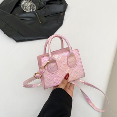 Lente Nieuwe Modieuze Casual Eénschouder Eenvoudige en Mooie Handtas Dames Crossbody Tas Pendelen Kleine Vierkante Tas gray