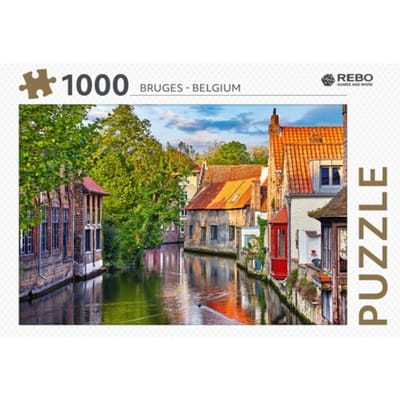 Rebo Productions Legpuzzel Brugge 68 X 48,5 Cm 1000 Stukjes