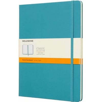 Moleskine Classic Notitieboek - Extra Large - Hardcover - Gelinieerd - Rif Blauw