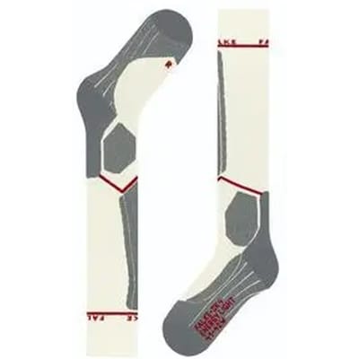 FALKE SK4 met compressie wol functioneel materiaal compressie skisokken dames wit - maat 37-38