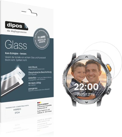 dipos – 2x Matte Pantserfolie geschikt voor HIRREO EF24 | 9H Screenprotector