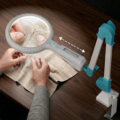 Loeplamp Met Standaard - Lamp Met Led Verlichting - Comfort