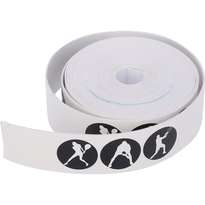 Ruban anti-rayures pour tête de raquette de tennis, protection du cadre de la tête de raquette, autocollant de protection en PU(blanc ) white