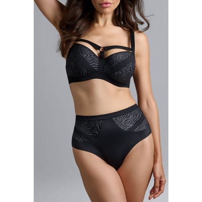 Marlies Dekkers Wing Power Black And Grey Balcony Bra Maat: 70B | BH's Outlet | Dames | Zwart