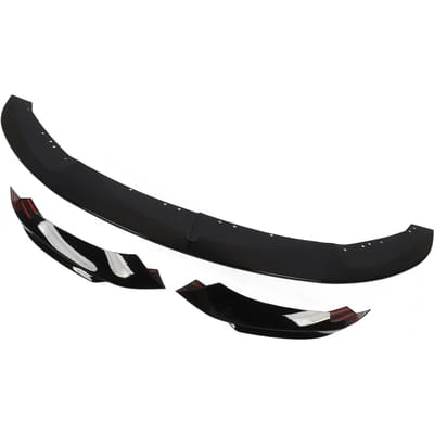 Voorbumper Diffuser Glanzend Zwart Lip Spoiler Splitter voor 4 Serie F32 F33 F36 M?Sport 2014 tot black