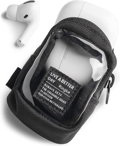 Mini Pouch Block Case voor AirPods en Galaxy Buds - Draagbare Bescherming en Opbergtas