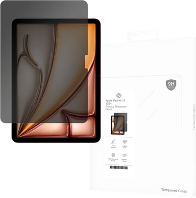 Cazy privacy Screenprotector geschikt voor iPad Air 11 inch (M4 2026 / M3 2025 / M2 2024) - Anti Spy Screenprotector