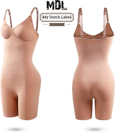 Onzichtbare & Naadloze Bodyshaper – Direct Slanker! Strakkere Buik, Billen & Dijen – Ultiem Comfort Onder Elke Outfit! - Maat M - Kleur Beige