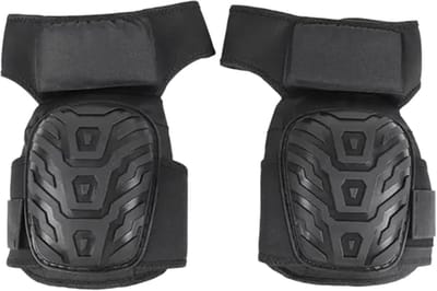 Kniebeschermers Werk - Beschermende Pads - Zwaar Werk - Antislip Banden - Pakket 34x20x11cm - Zwart
