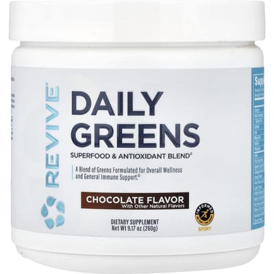 Revive, Daily Greens, Chocolade, 260g (9.17oz)