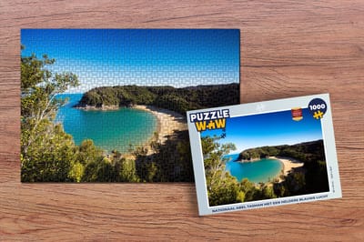 Puzzel Nationaal Abel Tasman met een heldere blauwe lucht - Legpuzzel - Puzzel 1000 stukjes volwassenen