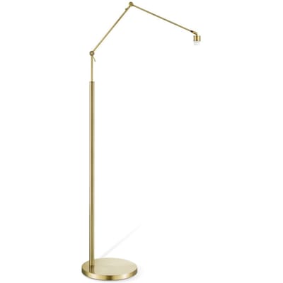Klassieke vloerlamp voet Shift voor lampenkap - Messing - 80/35/160 - gemaakt van Metaal - geschikt voor E27 LED lichtbron - voor lampenkap met doorsnede max.50cm