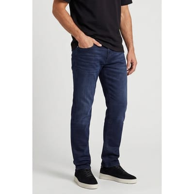 Cars Jeans Ancona Den. Black Coated Size: W27L32 | Slim Outlet | Heren | Blauw