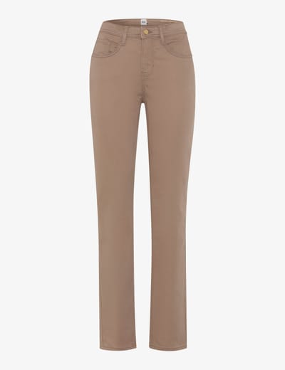 Brax Dames Broek  Style CAROLA TAUPE, lichtbruin, maat 34