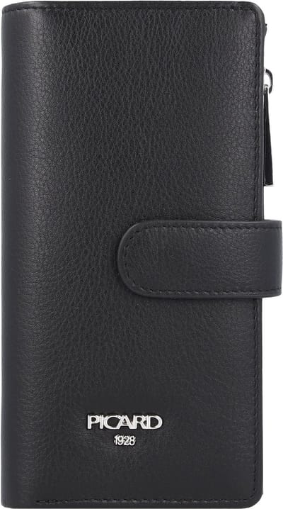 Picard Bingo creditcard etui leer 9 cm - 23 Sleuven - schwarz