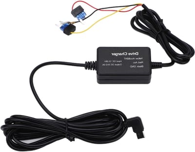 Dashcam Hardwire Kit - Auto Stroomkabel - Voertuig Stroomvoorziening - Laagspanningsbeveiliging - 3.2 Meter Kabel - Zwart