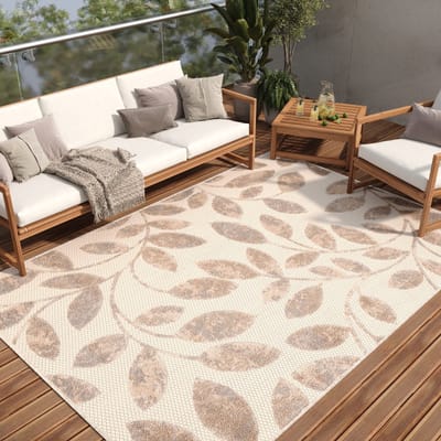 Tapiso Patio Indoor Tapijt Buitenkleed Tuintapijt Vloerkleed Buiten Outdoor Maat- 120x170