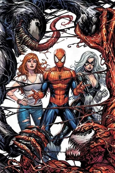Venom Venom and Carnage fight Poster 61x91.5cm