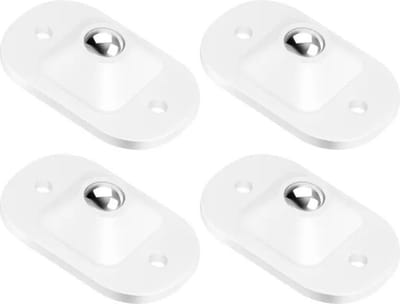 WiseGoods Luxe Mini Meubelwielen Zelfklevend - Meubelroller - 4 Wieltjes Voor Meubels - Meubel Wielen Kast - Woonaccessoires Wit