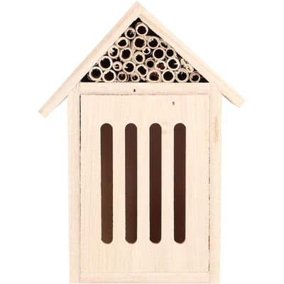 Tuin Buiten Houten Insecten Bijen Huis Hout Insect Kamer Schuilplaats Nestkast Decoratie(Type C ) white