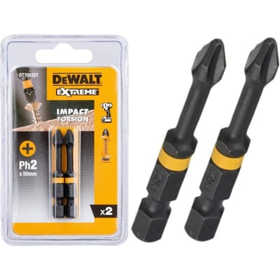 DeWalt DT70532T Ph2 Extreme Impact Torsion schroefbits - 50mm (2st)
