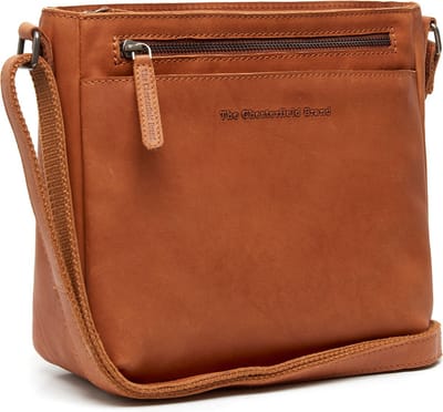 The Chesterfield Brand Leren Schoudertas Mumbai Shoulderbag Cognac Bruine