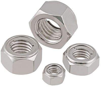 Dailygoods- Borgmoer Roestvrij Staal - Hex Lock-moeren - Metrisch - Corrosiebestendig - Ideaal voor Meubels/Motoren - Dagelijks Installeren/Repareren