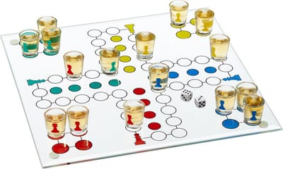 Drankspel Ludo ergernis - 19-delig - drinkspelletjes - studenten spelletjes - Drinkspel - alcoholspel, - zuipspel - bordspelletje