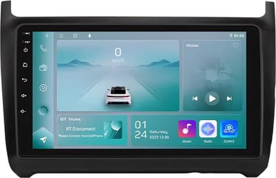 Autoradio met bluetooth - Carplay - Voor VW Polo 5 (2008-2020) - Geschikt voor Apple en Android - Stereo - Navigatie - Navigatiesysteem auto - 1GB 32GB