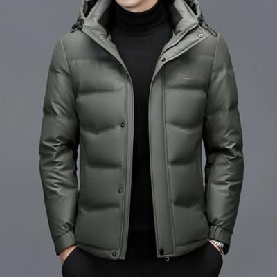 Veste en cuir à revers pour homme d'âge moyen, courte et épaisse, en duvet de mouton blanc 4XL gray