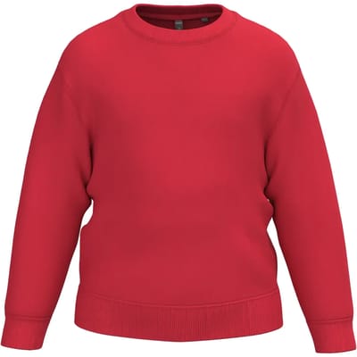 Recycled sweatshirt met ronde hals voor kinderen Kariban