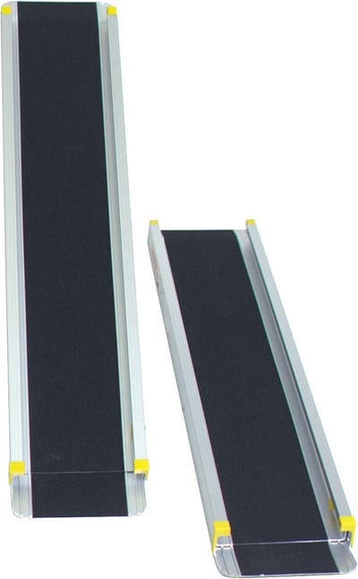 Trendmix Oprijplaten 2 Stuks – Telescopische Oprijplaat voor Rolstoel & Scootmobiel – 121,5-212,5 cm – Aluminium – Tot 270 kg