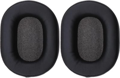 Dailygoods - Oorkussens - Draadloze hoofdtelefoon - Vervanging - Zwart - Eiwit leer - Zacht en comfortabel - Geschikt voor Pioneer SE-MS7BT MS7 - Zwart