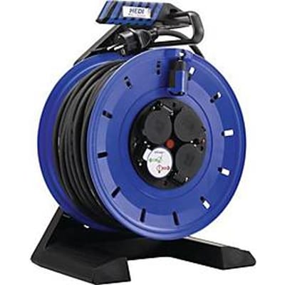 Kabelhaspel Gen 7 Kampioen 40m H07RN-F 3x2,5mm² 290mm 4 beschermingscontactdozen