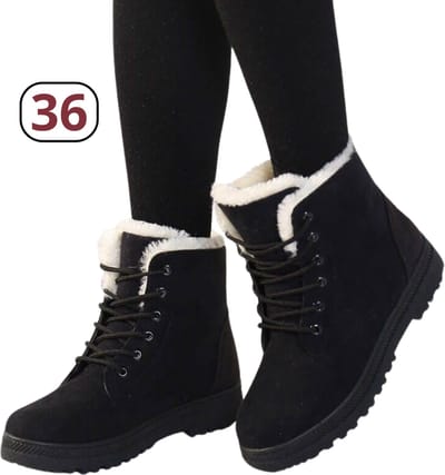 Nivard Sneeuwschoenen Voor Dames - Snowboots - Wintersport Sneeuwboots - Ski Gadgets - Maat 36 - Zwart