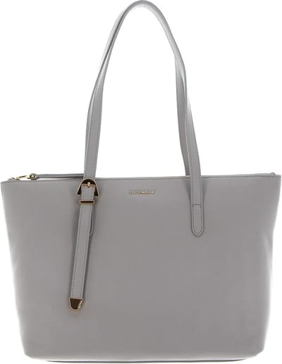 COCCINELLE Leren Schoudertas Coccinelle Gleen Handbag Stone Grijs