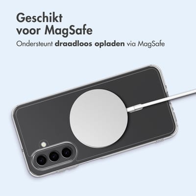 imoshion Hoesje - Geschikt voor Samsung Galaxy A26 - Protective Backcover met Magnetische Ring - Transparant