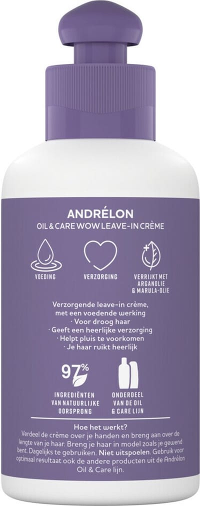 Andrelon WOW Leave-In Creme Oil & Care 200 ml