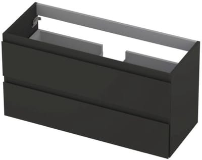 INK - Onderkast 2 Laden Greeploos Gelakt - 1000x400x520 Mm - Mat Antraciet